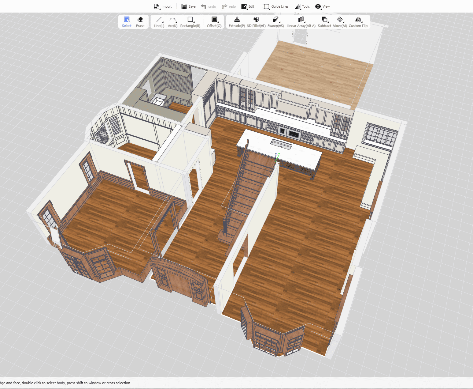 Custom Homestyler Modeling & Interior Design Assistance